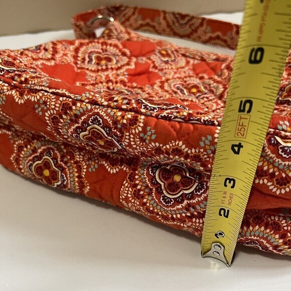 Vera Bradley PAPRIKA Reversible Tote Orange Multicolor Fall - Picture 9 of 9